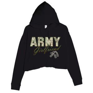 Army Girlfriend Crop Fleece Hoodie