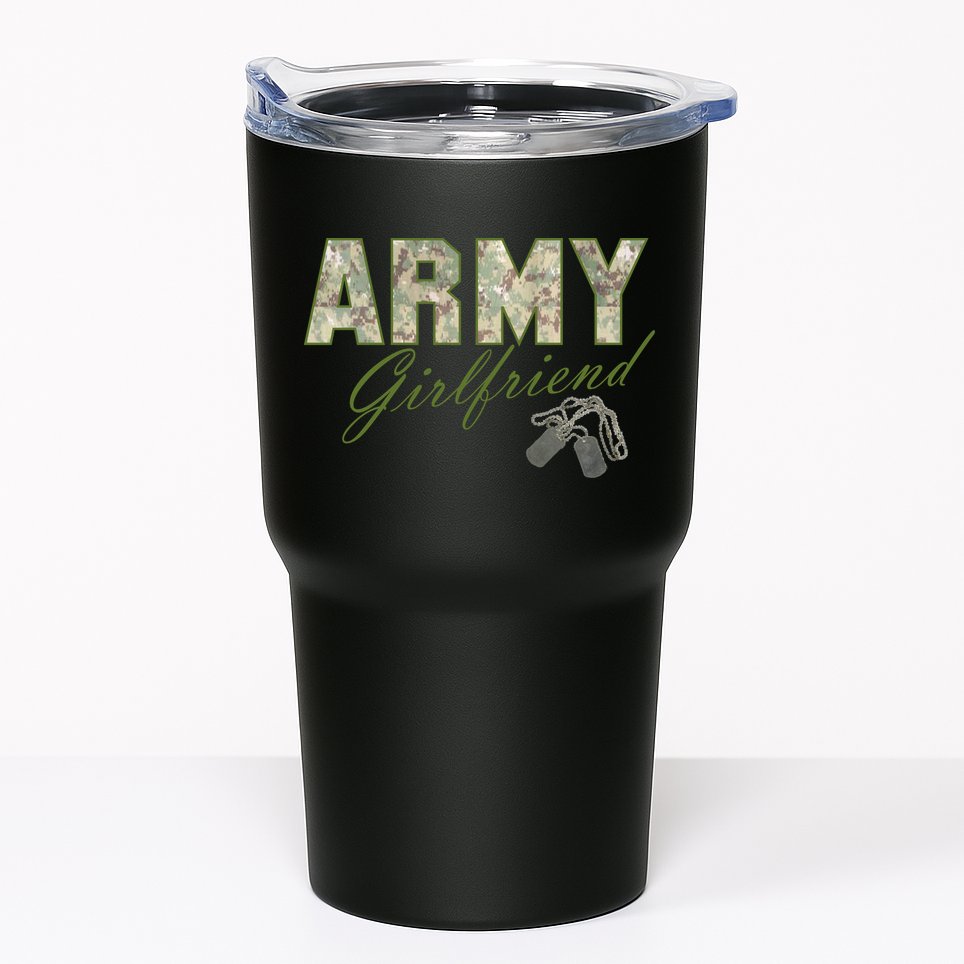 Army Girlfriend Tumbler