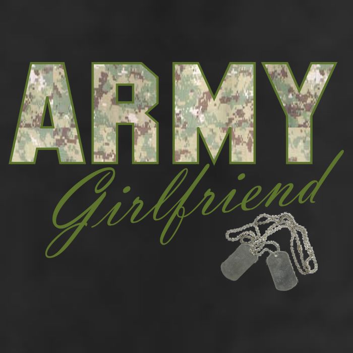 Army Girlfriend Golf Towel
