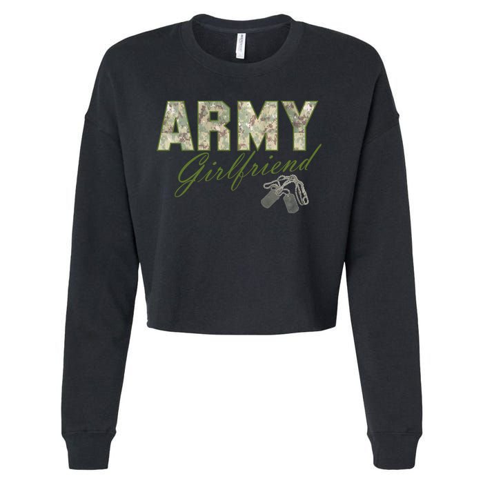 Army Girlfriend Cropped Pullover Crew