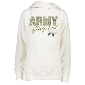 Army Girlfriend Womens Funnel Neck Pullover Hood