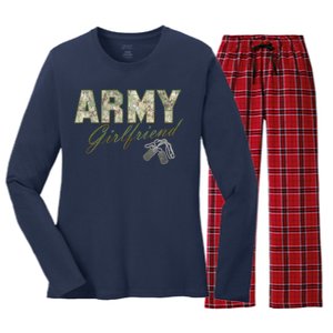 Army Girlfriend Women's Long Sleeve Flannel Pajama Set 