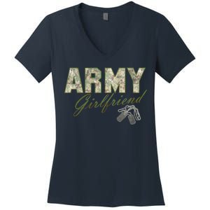 Army Girlfriend Women's V-Neck T-Shirt