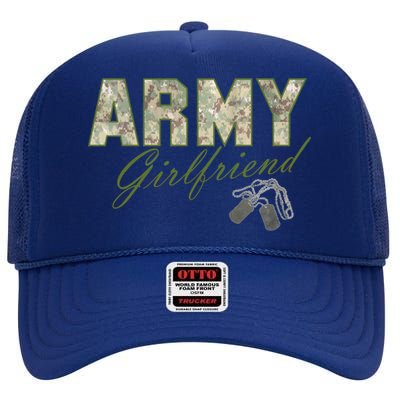 Army Girlfriend High Crown Mesh Back Trucker Hat