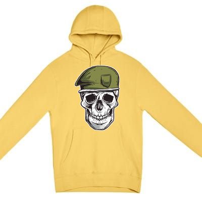 Army Military Skull Premium Pullover Hoodie