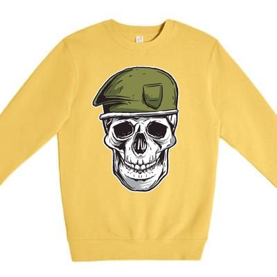 Army Military Skull Premium Crewneck Sweatshirt