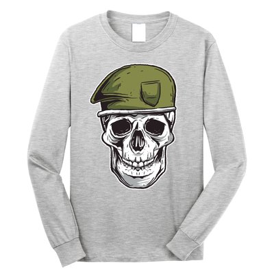 Army Military Skull Long Sleeve Shirt