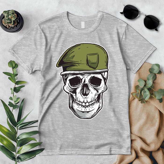Army Military Skull Premium T-Shirt