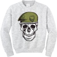 Army Military Skull Kids Sweatshirt