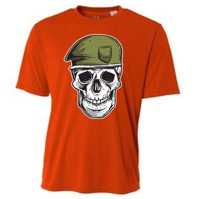 Army Military Skull Cooling Performance Crew T-Shirt