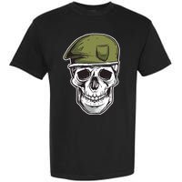Army Military Skull Garment-Dyed Heavyweight T-Shirt