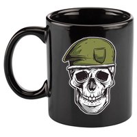 Army Military Skull 11oz C Handle Ceramic Mug