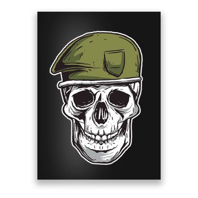 Army Military Skull Poster