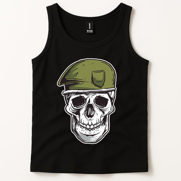 Army Military Skull Tank Top