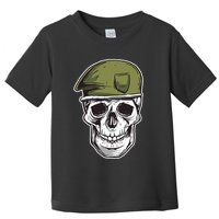 Army Military Skull Toddler T-Shirt