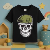 Army Military Skull Toddler T-Shirt
