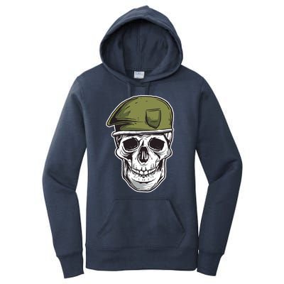 Army Military Skull Women's Pullover Hoodie