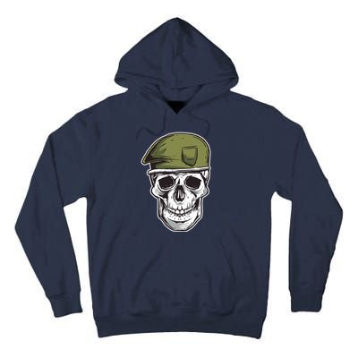 Army Military Skull Tall Hoodie