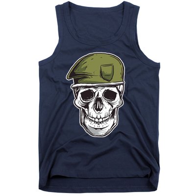 Army Military Skull Tank Top