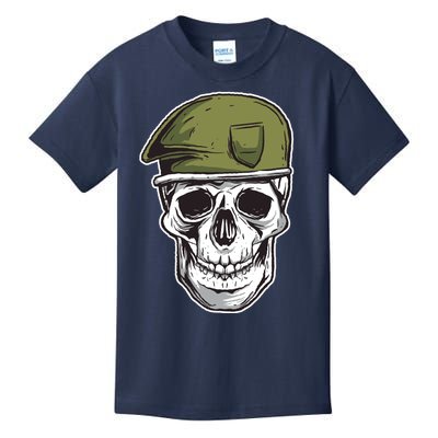 Army Military Skull Kids T-Shirt