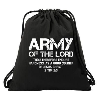 Army of the Lord Drawstring Bag