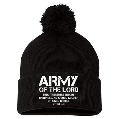 Army of the Lord Pom Pom 12in Knit Beanie