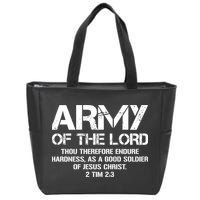 Army of the Lord Zip Tote Bag