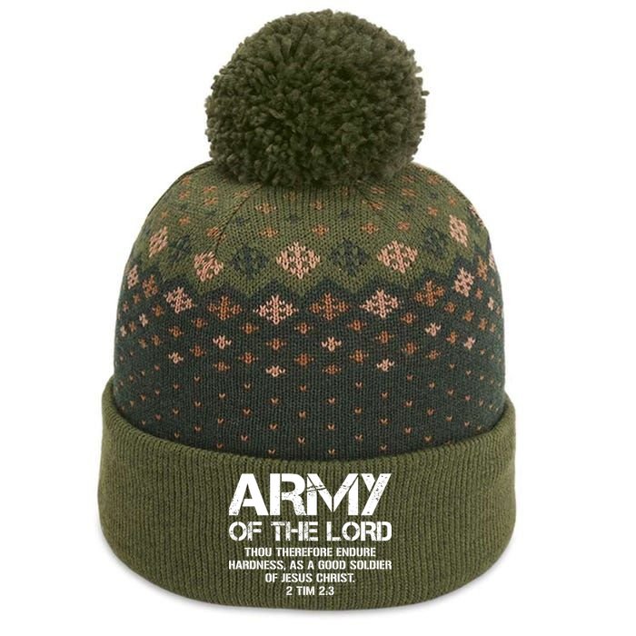 Army of the Lord The Baniff Cuffed Pom Beanie