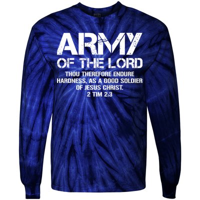 Army of the Lord Tie-Dye Long Sleeve Shirt