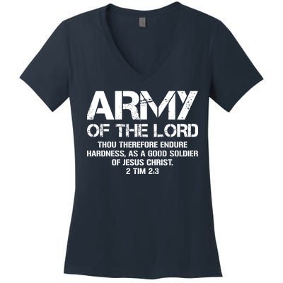 Army of the Lord Women's V-Neck T-Shirt