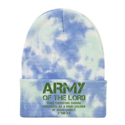 Army of the Lord Tie Dye 12in Knit Beanie