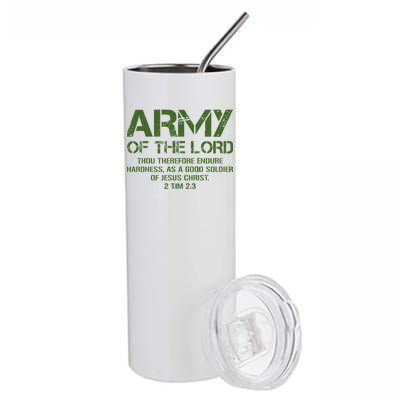 Army of the Lord Stainless Steel Tumbler