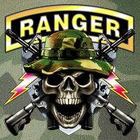 Army Ranger Skull Legacy Tie Dye Trucker Hat