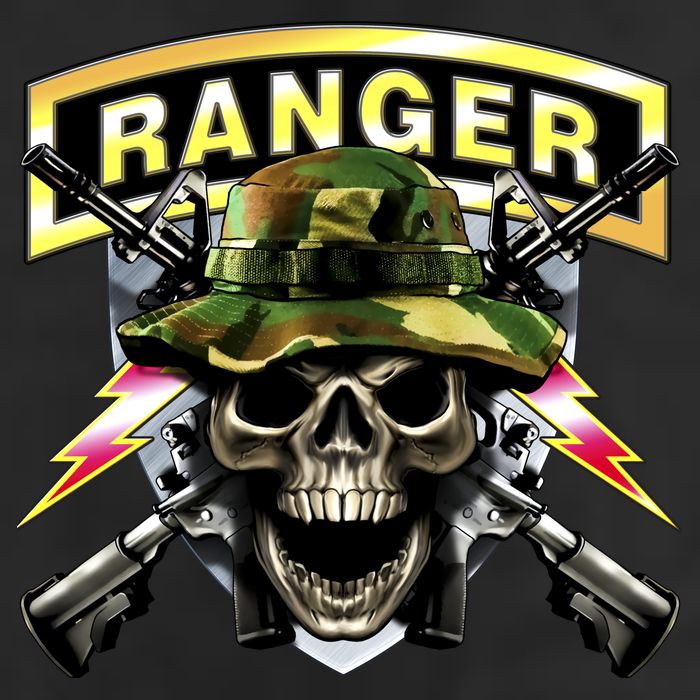 Army Ranger Skull Cool Comfort Performance Bucket Hat