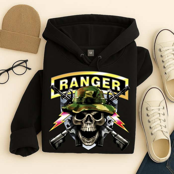 Army Ranger Skull Hoodie