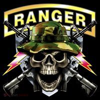 Army Ranger Skull Tall T-Shirt