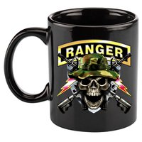 Army Ranger Skull 11oz C Handle Ceramic Mug