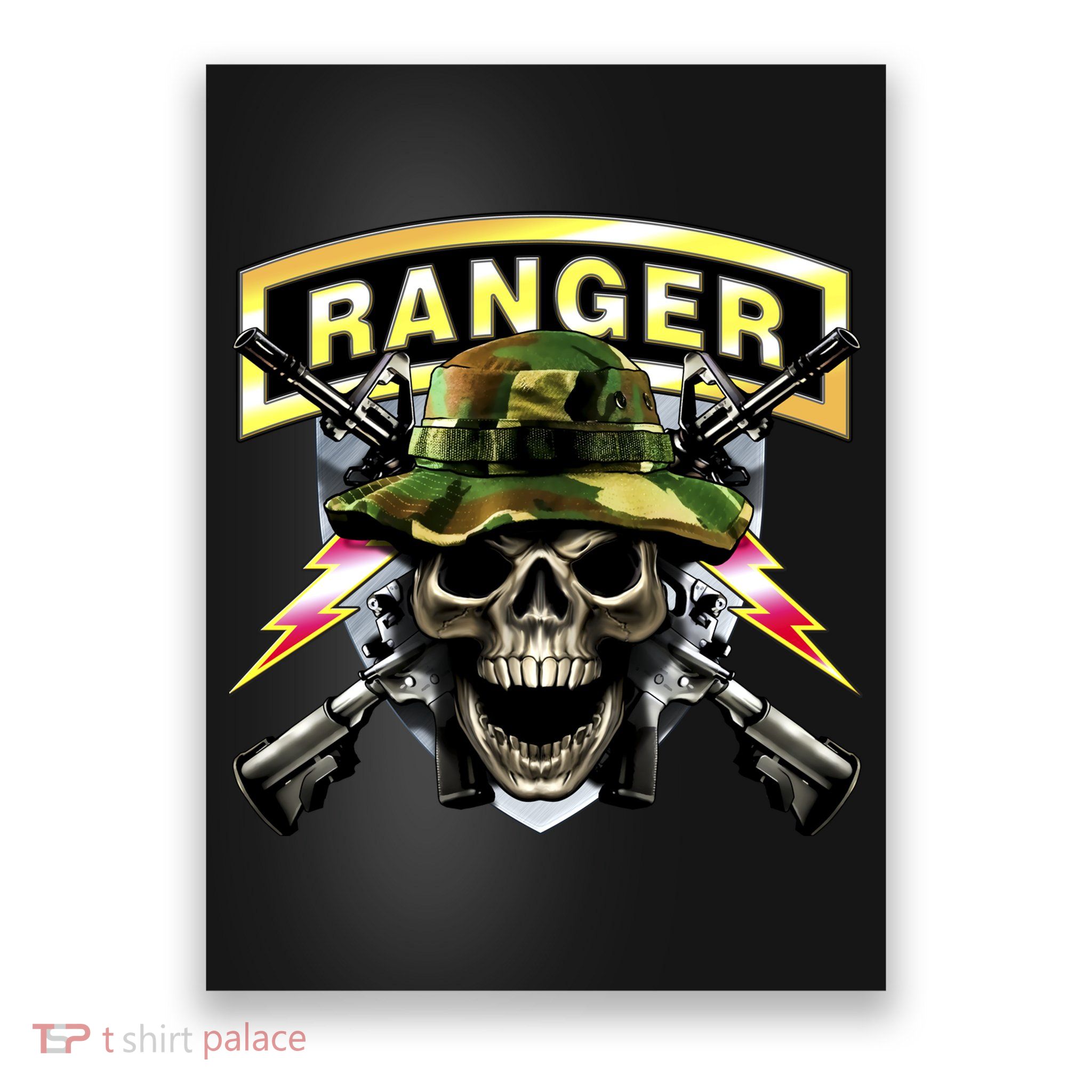 Army Ranger Skull Poster