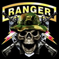Army Ranger Skull Baby Bodysuit