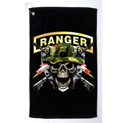 Army Ranger Skull Platinum Collection Golf Towel