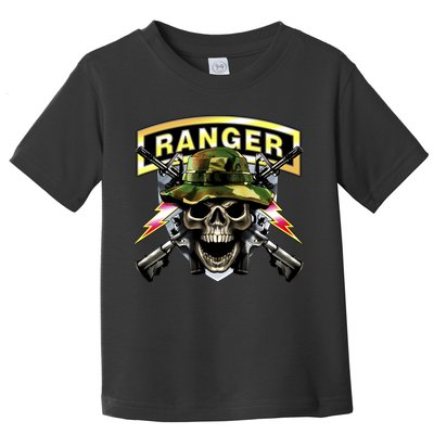 Army Ranger Skull Toddler T-Shirt
