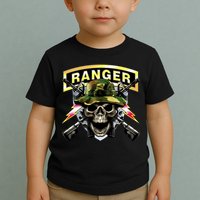 Army Ranger Skull Toddler T-Shirt