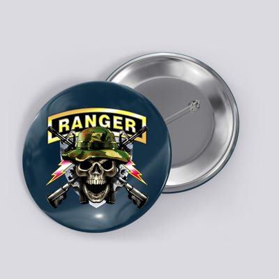 Army Ranger Skull Button