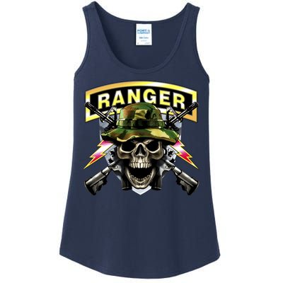 Army Ranger Skull Ladies Essential Tank