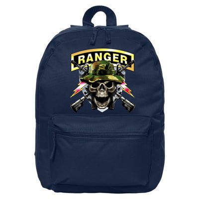 Army Ranger Skull 16 in Basic Backpack