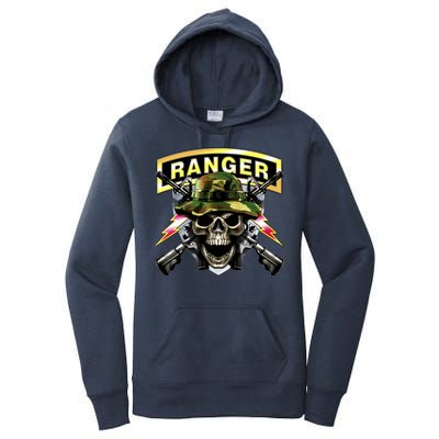 Army Ranger Skull Women's Pullover Hoodie