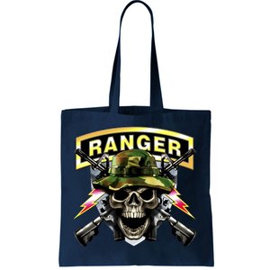 Army Ranger Skull Tote Bag