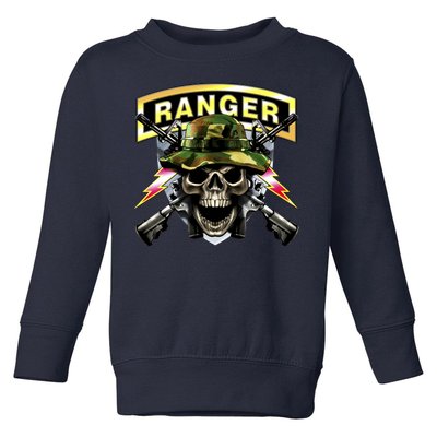 Army Ranger Skull Toddler Sweatshirt