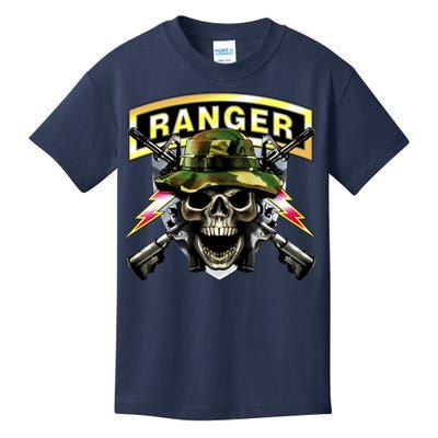 Army Ranger Skull Kids T-Shirt