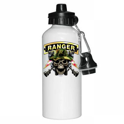 Army Ranger Skull Aluminum Water Bottle